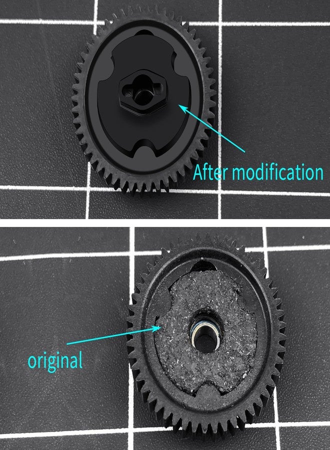 MORFUM RC Metal Slipper Clutch Eliminator Aluminum Alloy Eliminator Gear Slipper Clutch Adapter for Traxxas 1/16 Mini E-Revo Slash 4WD Summit Upgrade Part Replacement - Image 3